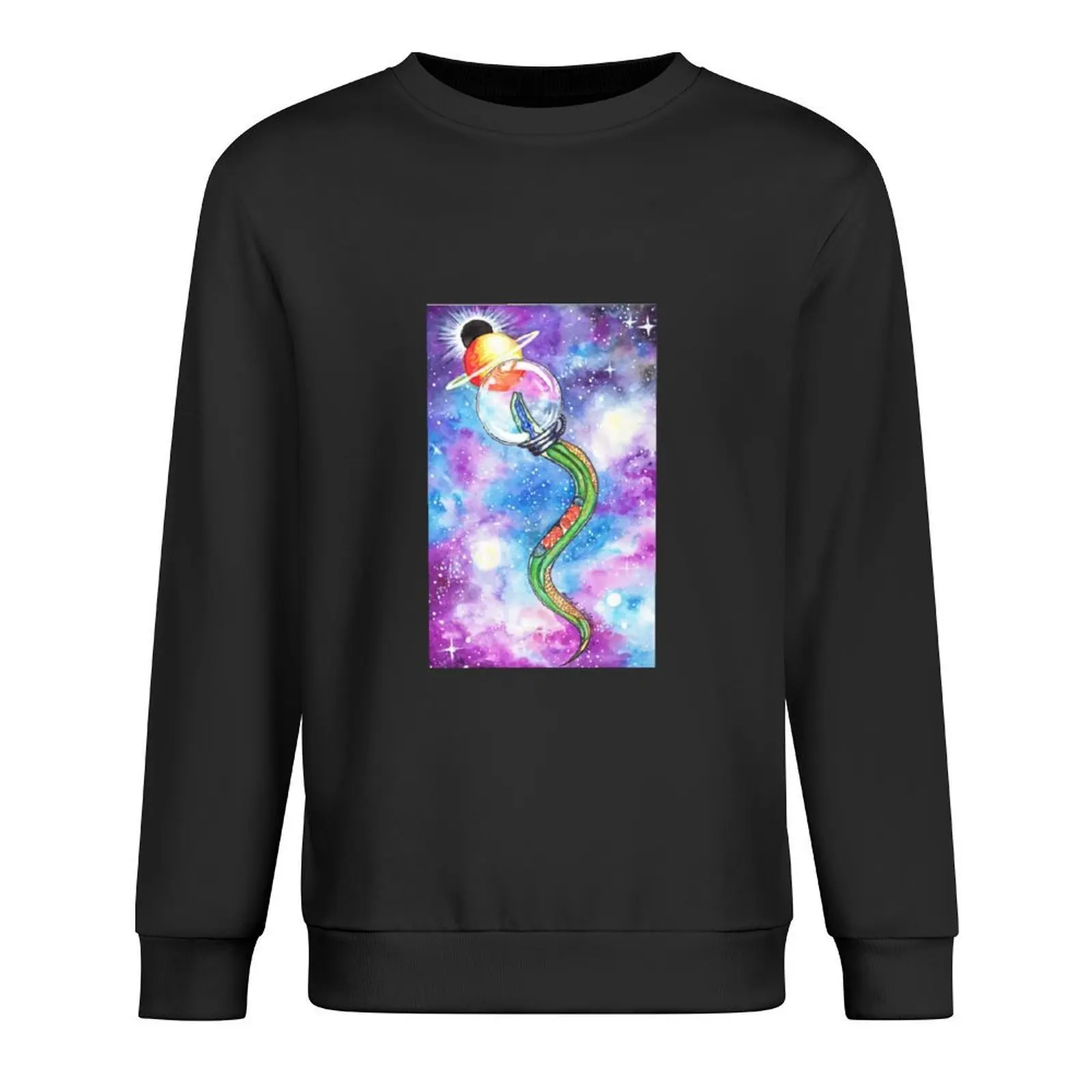 

Worm in space wearing a helmet Pullover autumn jacket men fashion men men wear men's sweat-shirt new in hoodies & sweat-shirt