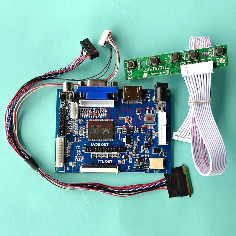 Fit LTN140AT16/LTN140AT20/LTN140AT21/LTN140AT22 Matrix Controller Drive Board Kit Notebook 60Hz 1366*768 VGA AV LVDS 40 Pin