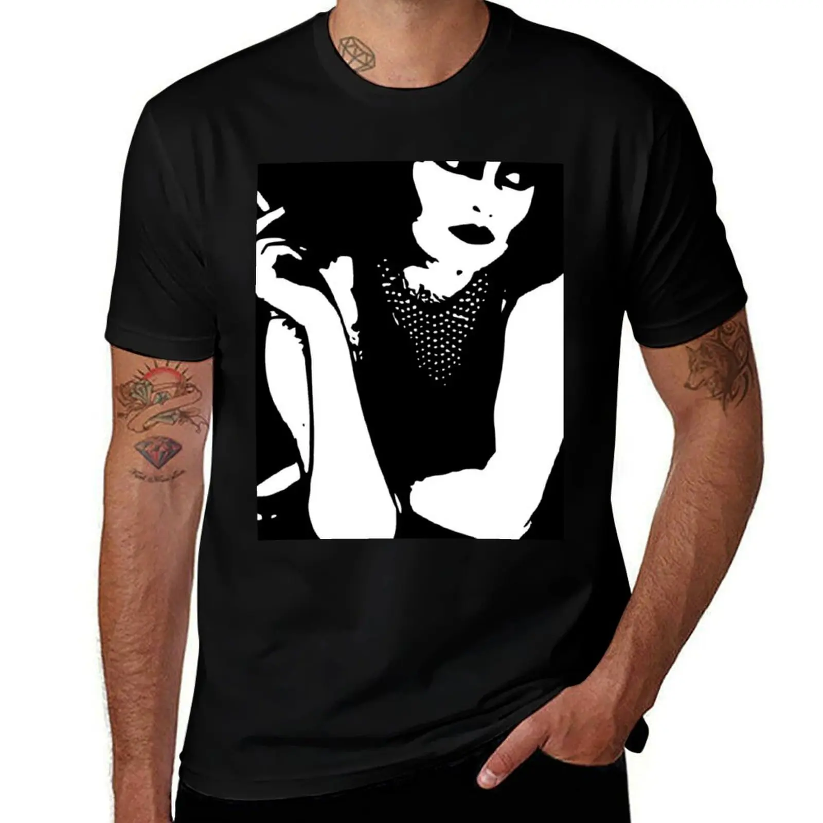 

Siouxsie Smoking Cigarette T-Shirt valentines clothes customizeds plus size men clothing
