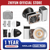ZHIYUN Official MOLUS X60 X60RGB 60W RGB COB Light Pocket Video Lights LED Fill Lamp Portable Photography Lighting