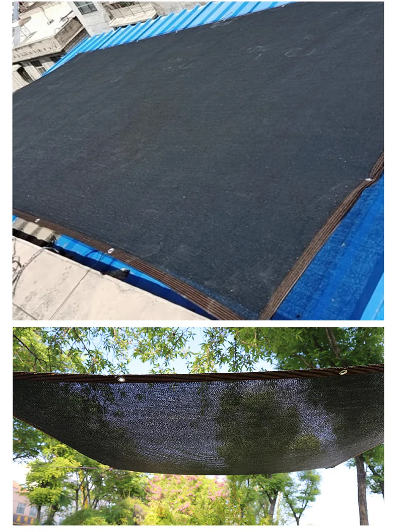 70-80% Sunblock Shade Cloth - Greenhouse Cover Mesh for Plant Protection Outdoor Shed Canopy & Netting with Clips Garden Fence