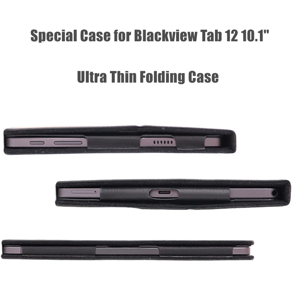 Flip Pu Leather Case for Blackview Tab 13 12 Folding Stand Protect Shell for Blackview Tab12 Tab 13 Pro 10.1inch Cover Cases