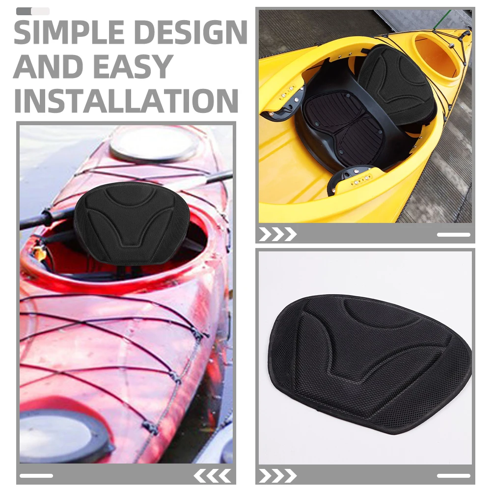 

Kayak Backrest Pad Sweat Proof Comfortable Breathable Cushion for Single Person Canoe Outdoor Paddling Seat Support Boat