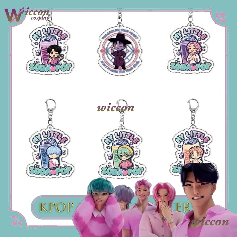 

YesOk kpopd emonh Руси HUNTRX Rumi Mila Zoe акриловый брелок аниме косплей костюм Saja Boys Halloween Jinu Baby