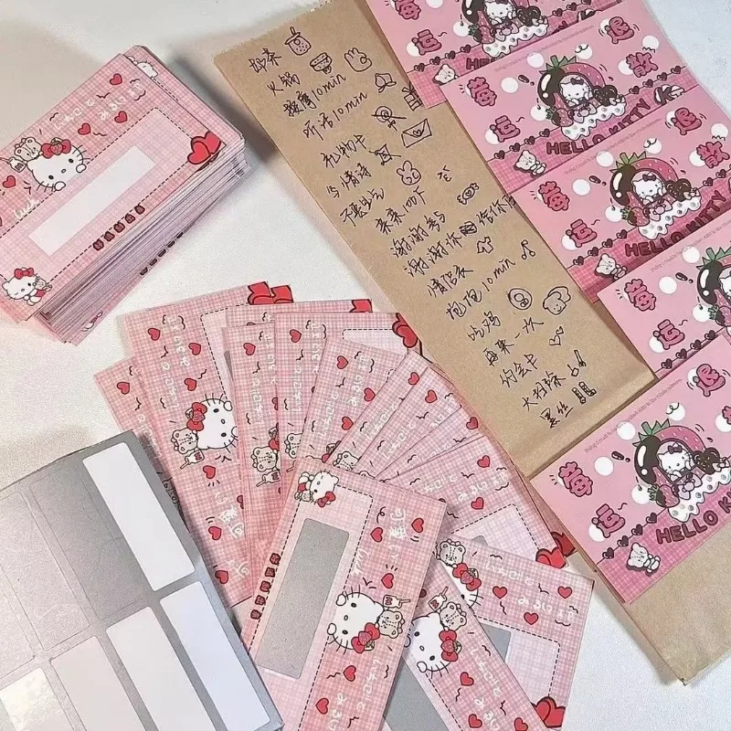 New Sanrio helloKitty creative cartoon game reward scratch card gift card simple and cute homemade diy scratch music wholesale