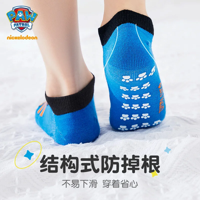 Original Paw Patrol Kids Anti-Slip Floor Socks Elasticity Sports Boys Girls Outside Child Trampoline Cotton Breathable Socks