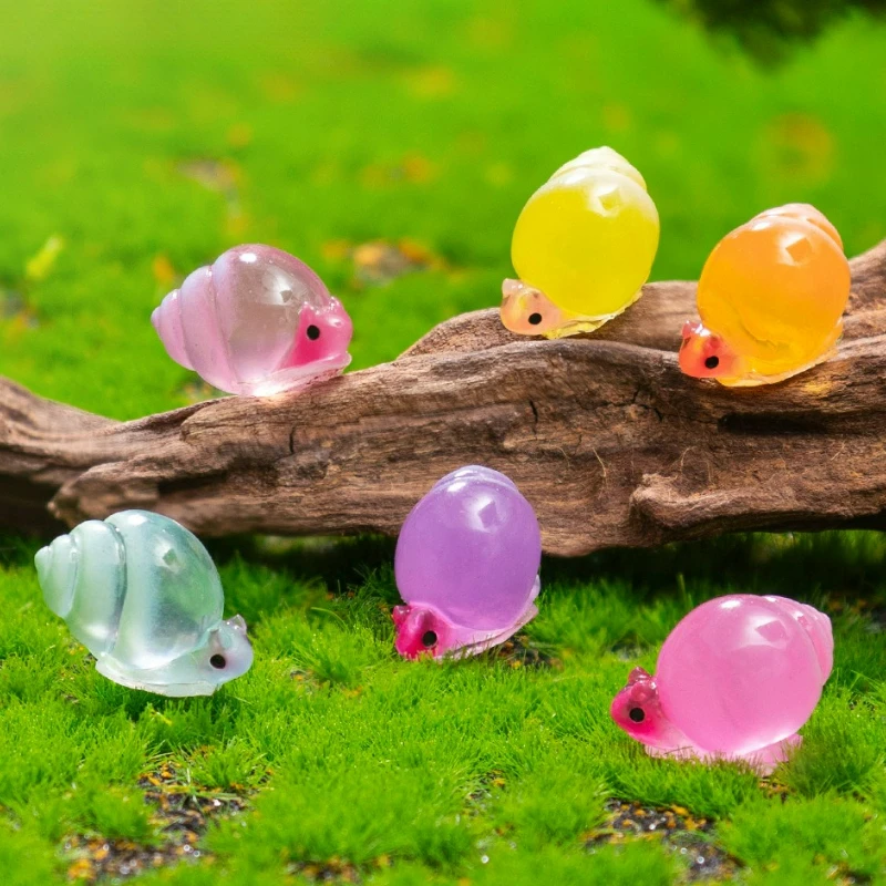 10/20/50pcs Miniature Resin Snails Household Decoration Fairy Garden DIY Accessories Small Snails Micro Landscape Ornament New