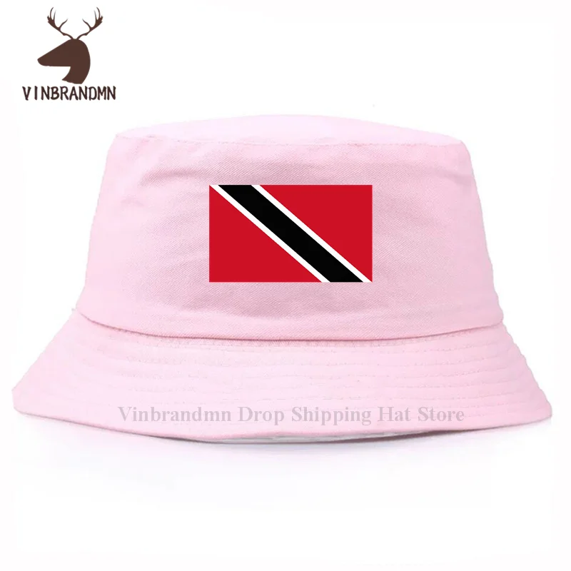 Flag of Trinidad and Tobago Flag baseball cap 2022 hot sale fashion male female bucket hat 100% cotton hip hop cool fishing hat