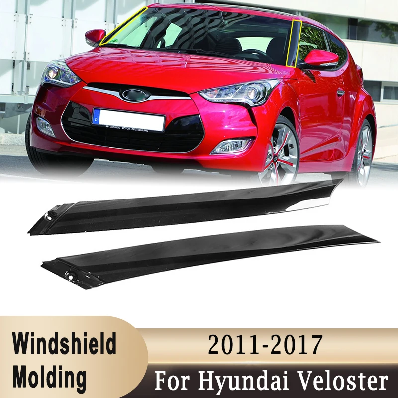 

86170-2V000 86180-2V000 Декоративные накладки на переднее лобовое стекло и левую/правую передние стойки для Hyundai Veloster 2011-2017
