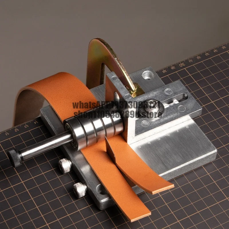 DIY leather goods cutting machine, shoulder strap cutting, belt strip cutting, slitting machine set, belt splitting and cutting