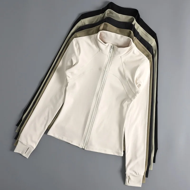 

Women's Sports Jackets Autumn Winter Long Sleeve Sports Jacket Running Training Coat Fitness Top Gym Jacket Workout Sweatshirt