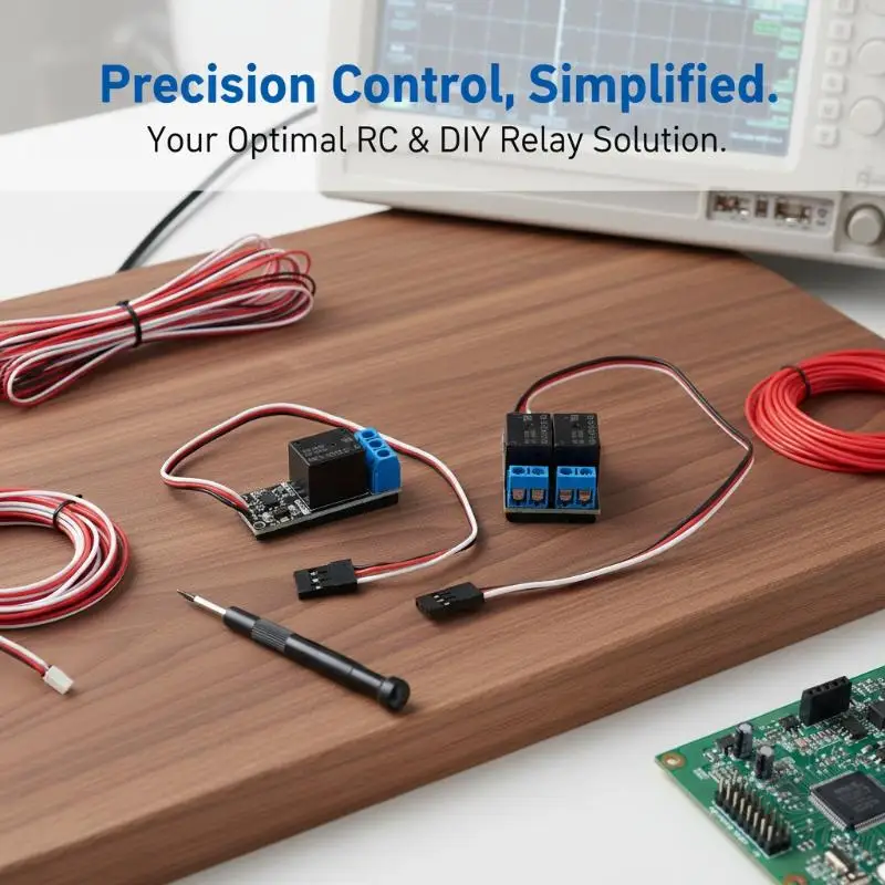 1Pcs Transmitter Control Relay Switch Control 5A/10A Electronic Switch RM Relay Module For RC Model Aircraft Drone PWM Signal