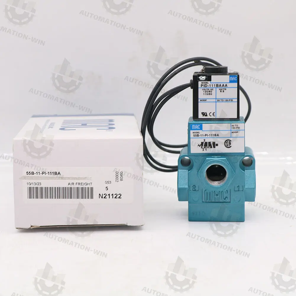 

NEW Solenoid Valve 55B-11-PI-111BA 110-120V 50/60Hz 6.8W 1PCS