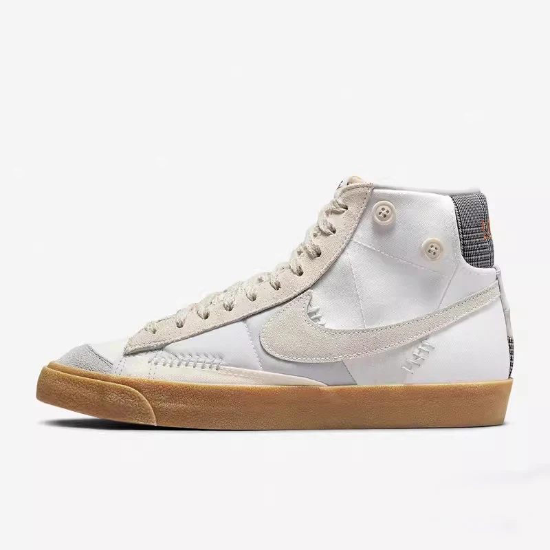 

Мужская обувь Nike, классические кроссовки BLAZER MID '77, парусиновая повседневная обувь с высоким берцем в стиле ретро, модная универсальная спортивная обувь