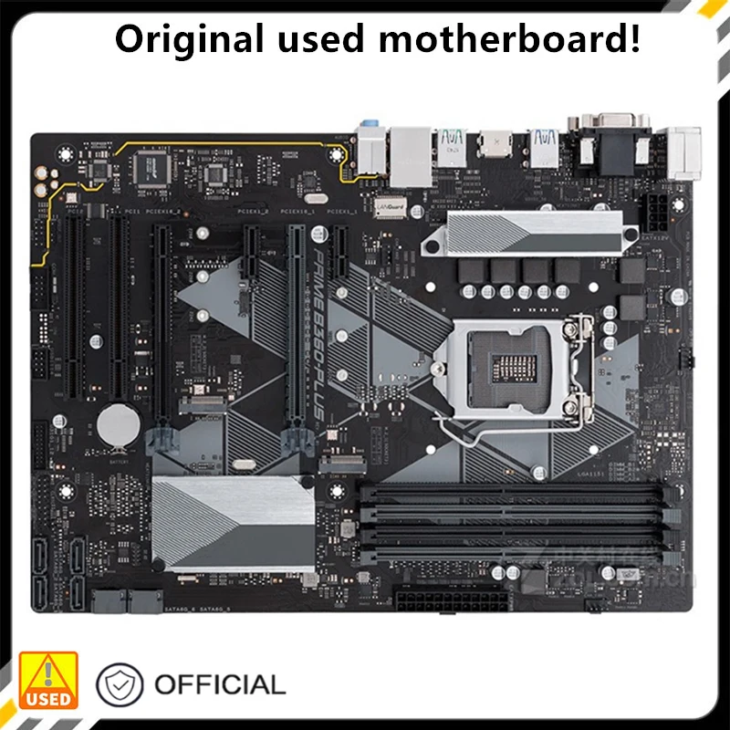 

For PRIME B360-PLUS Original Used Desktop Intel B360 64GB DDR4 Motherboard LGA 1151 i7/i5/i3 USB3.0 SATA3