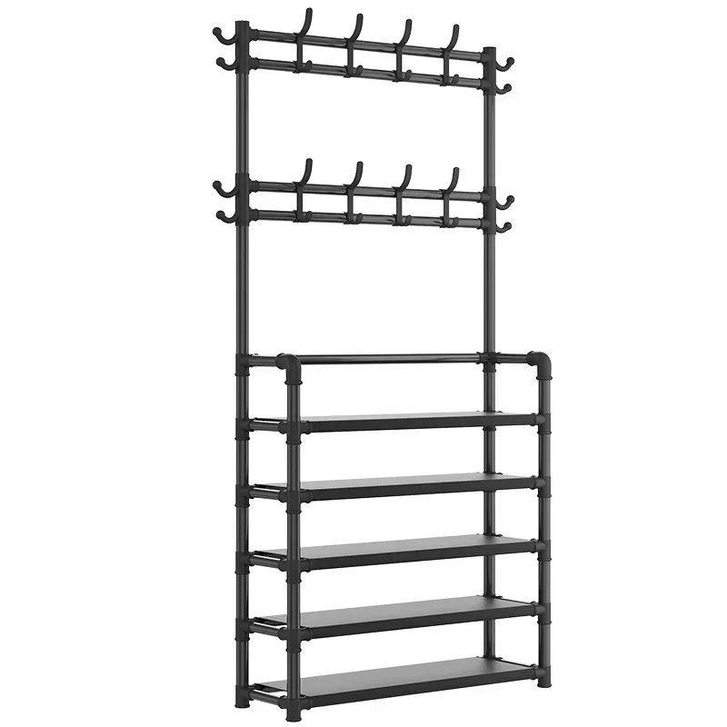 Comfortable Industrial Clothing Rack Hall Hallway Wall Hanger Extension Modern Palazzo Woman Living Room Shelf Furniture