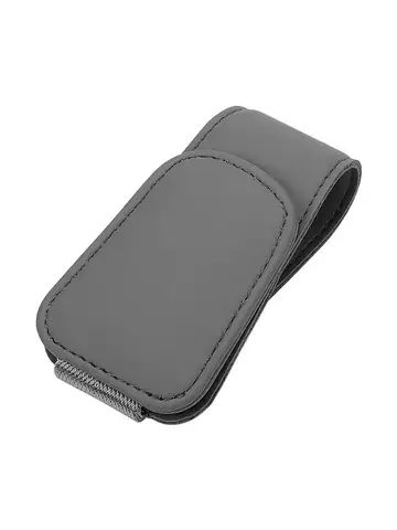 Universal Car Auto Sun Visor Eyeglass Hanger Clip Leather Glasses Holder Magnetic Multi-Function Automobile Accessories Storage