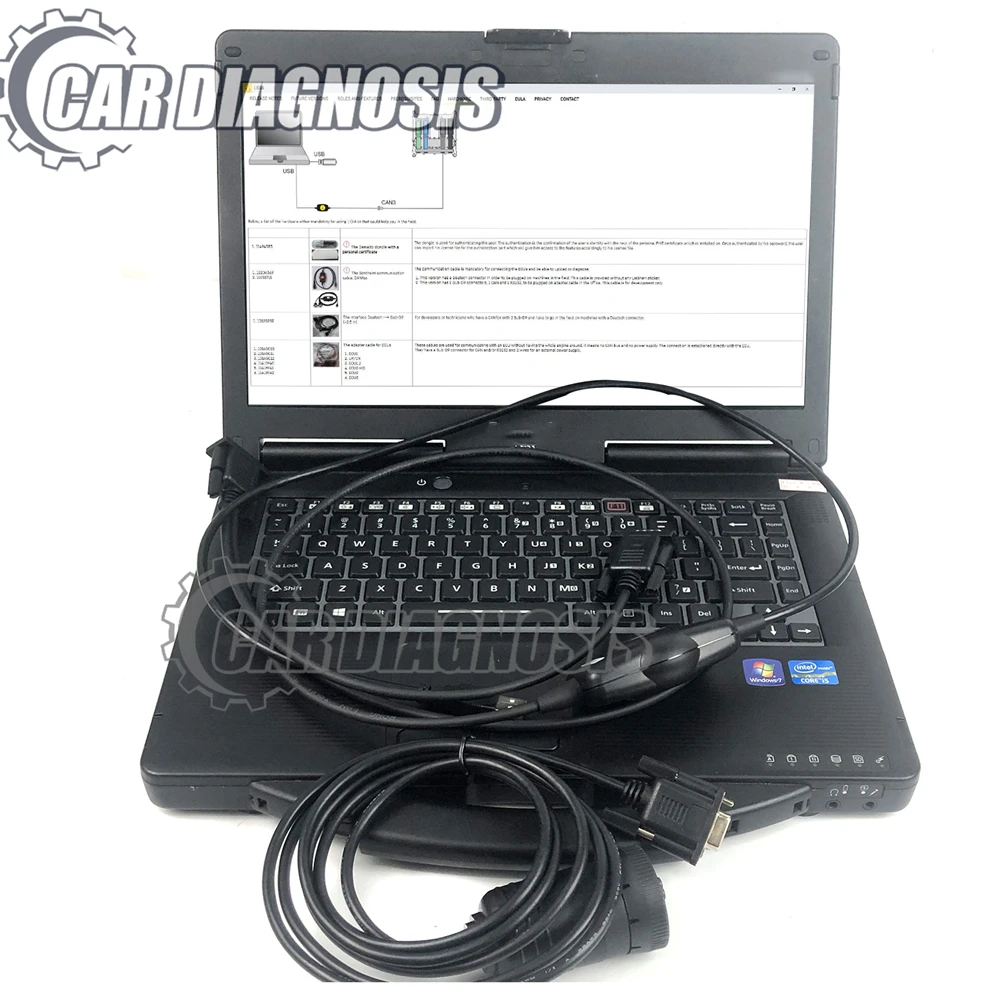 c2/cf53 laptop for Construction machinery diagnostic tool for Liebherr LiDIA software diagnostic kit