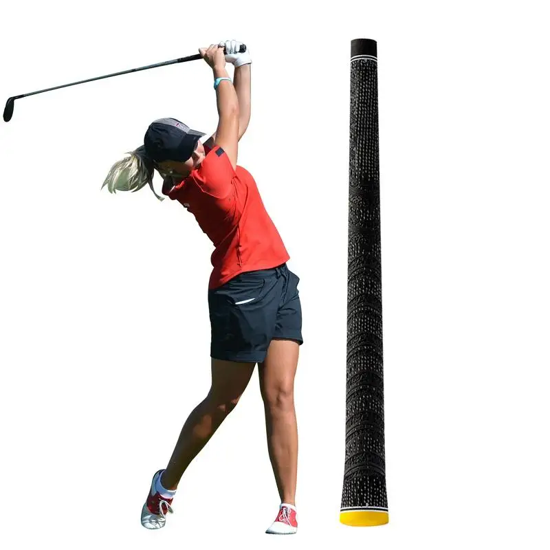 Club Grips High Traction Rubber Soft Grip Swing Faster Shock-Absorbing Golf Club Grips For Women And Men Even Hand Pressure