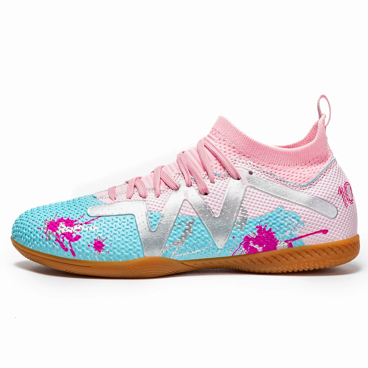 

High Quality Mens Soccer Shoes Indoor Training Non-Slip Turf Soccer Cleats Boys TF/FG Football Sneakers Chuteira Campo 35-45