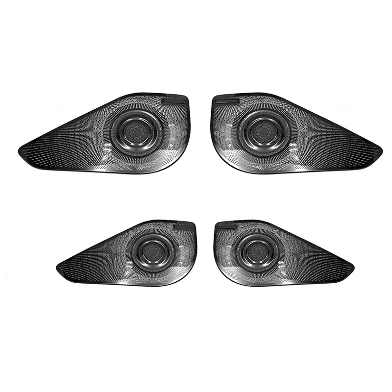 Stainless Car Door Audio Speaker Decor Cover Loudspeaker Trim For Hyundai Tucson 2021 2022 2023 2024 NX4 Hybrid Accessories view 6
