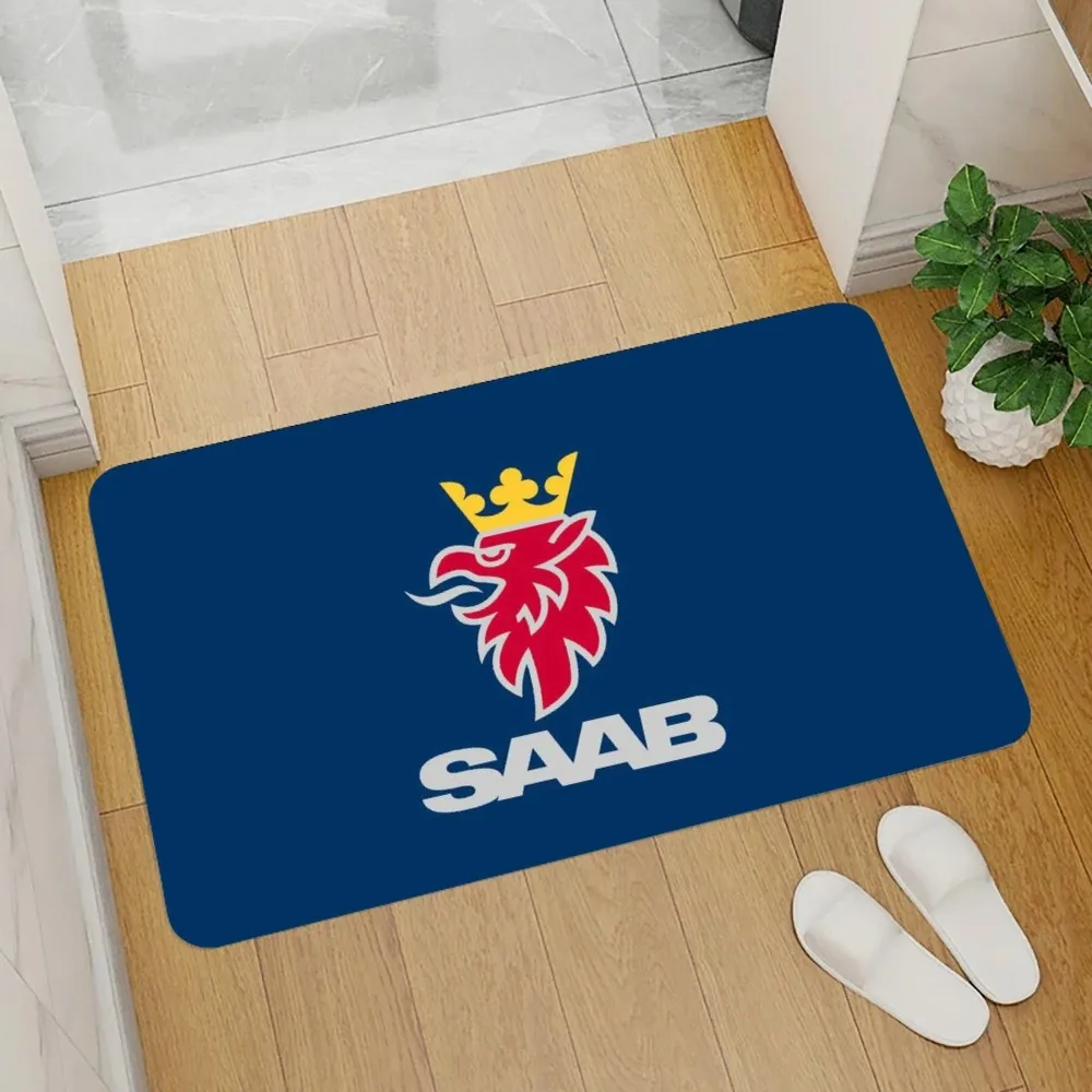 Scanias Floor Mat Graphic Printed Flannel Doormats for Bathroom Kitchen Entrance Carpet Home Decor