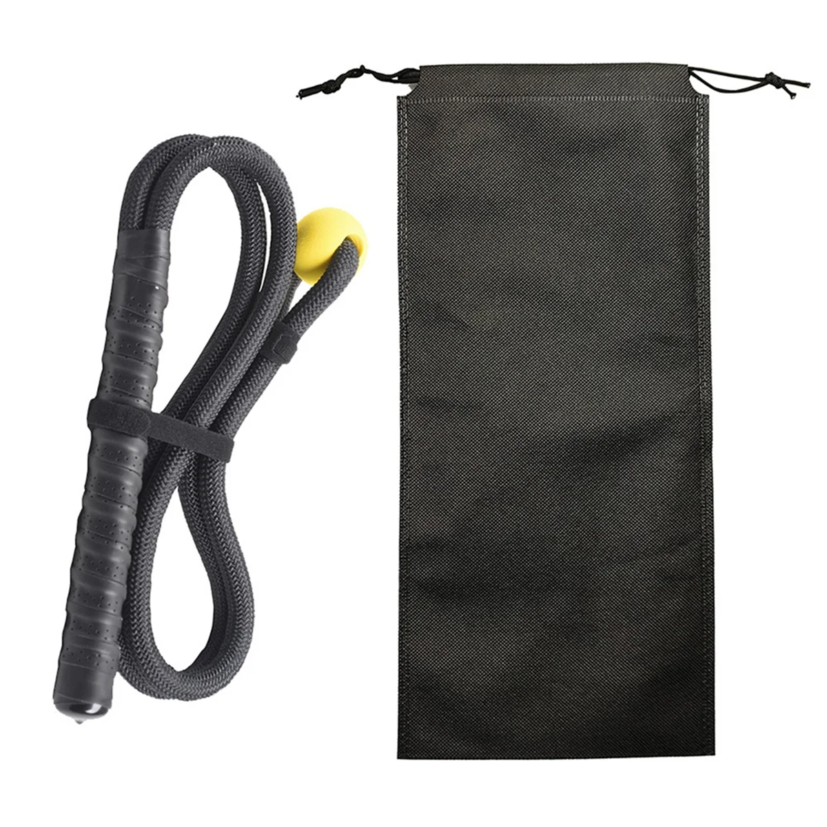 

A51Q-Golf Swing Rope Тренировочное оборудование Тренажер с мячом Eva для тренировок Корректор осанки Упражнения Черный