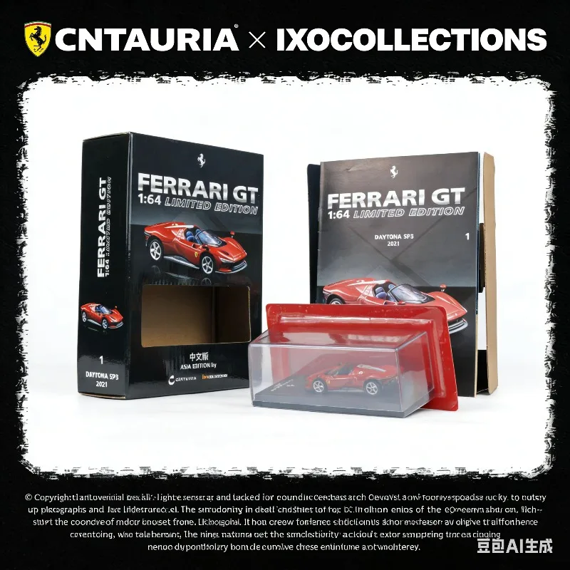 

CENTAURIA IXO 1:64 Booked car AP2 SP3 SF90 STRADALE Simulation alloy car model, boys' toy, adult collection piece.