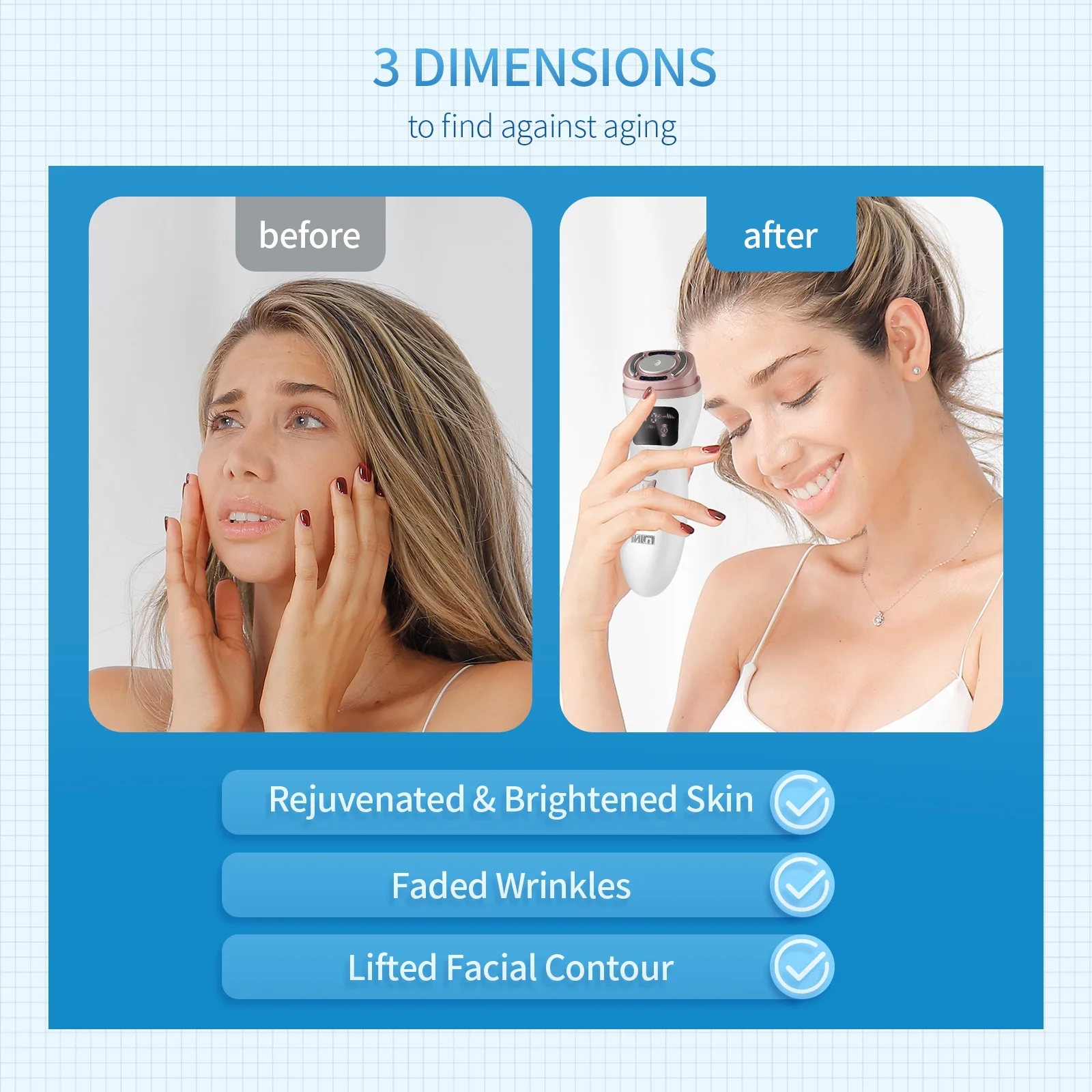 Hifu rf ems dispositivo de beleza facial aperto da pele anti envelhecimento remoção de rugas face lifting rejuvenescimento uso doméstico massageador