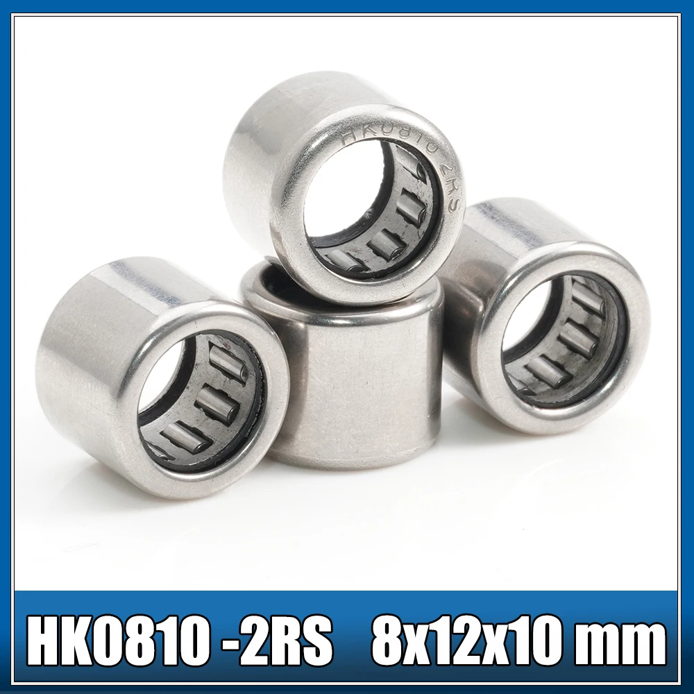 

HK0810 2RS Подшипник 8X12X10 мм (10 шт.) Игольчатые роликоподшипники ABEC-1 с вытянутой чашкой и герметичным для светодиодного драйвера/автомобильной электроники