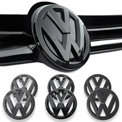 Non-destructive Car Front Radiateor Badge Sticker Rear Trunk Lid Emblem Decal Decoration For VW Volkswagen Golf 4 MK4 Golf 5 MK5