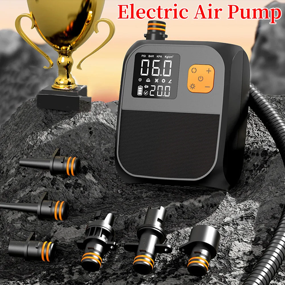 

Портативный воздушный компрессор высокого давления 25PSI, стоячий весло, SUP насос, насос для накачивания весла, доска для серфинга, кайт, матрас, палатка