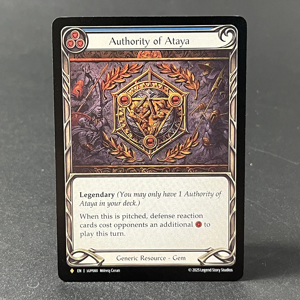 FAB Foil Game Cards Authority of Ataya Light of Sol  ShelterfromtheStorm Put'eminTheirPlace Solid Ground Widespread Annihilation