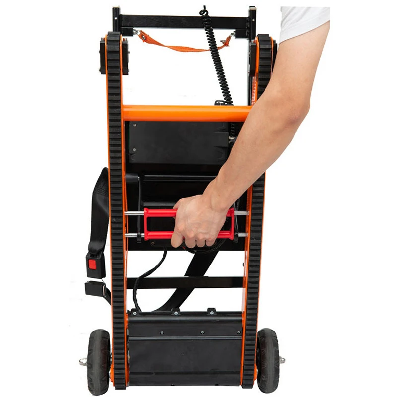 Crawler Stair Climber Electric Stair-Climbing Heavy-Load Transport Vehicle Lithium-Battery-Powered LCD Displays Heav(Customized)