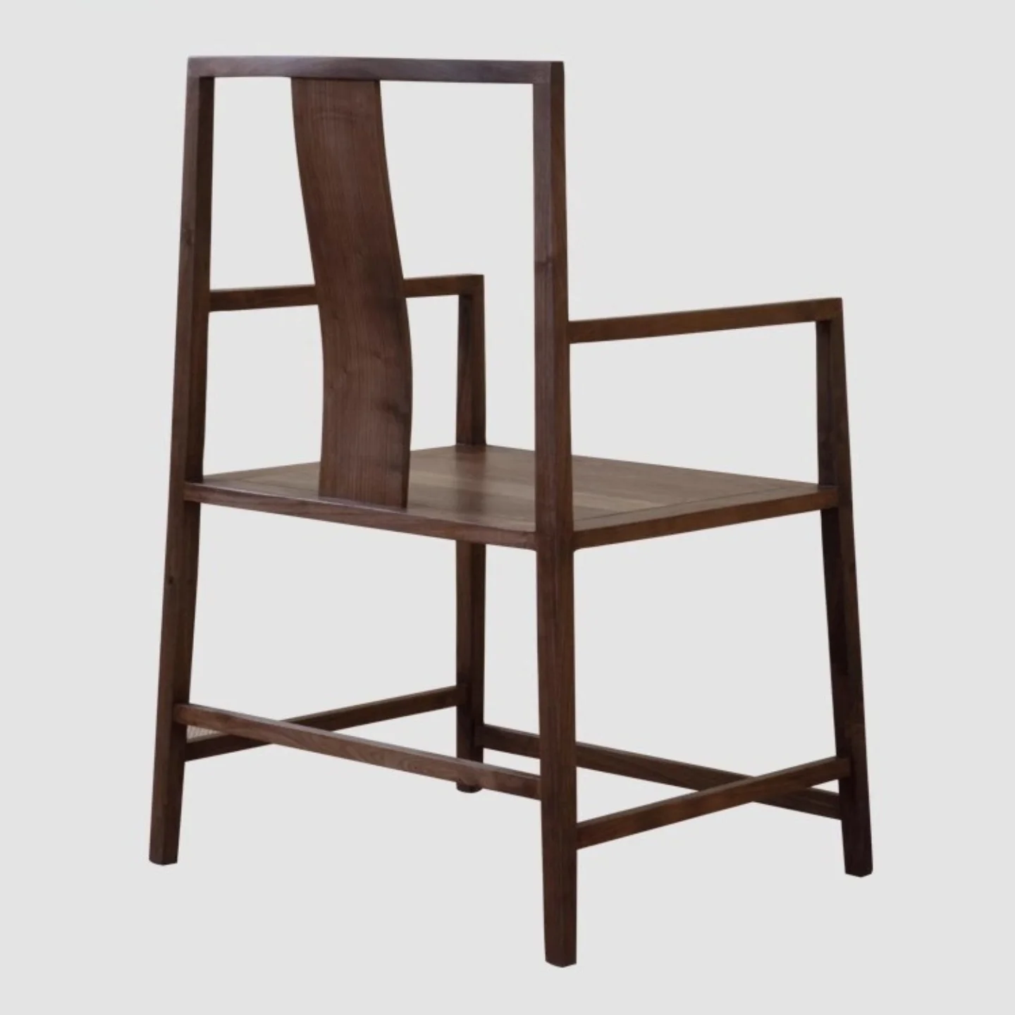 신형 중국풍 원목 티룸 마스터 체어 사무실 안락의자 레저용 의자 공식 의자 블랙 월