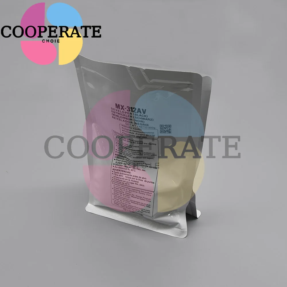 MX312 Developer Powder compatible for Sharp MX M260 M310 M264 M314 M354 Compatible 300g/bag