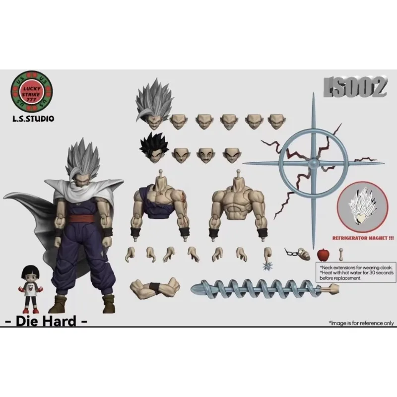 NEW LS L.S.Studio Son Gohan Figure Dragon Ball Super Saiyan Beast Gohan Super Hero Anime Action Figures Model Kids Toys Gifts - view 3