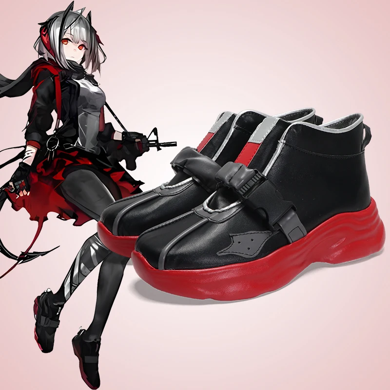 Anime Game Arknights W Cosplay Shoes Reunion Movement Skin Combat Uniforms Shoes Adult Woman Carnival Halloween