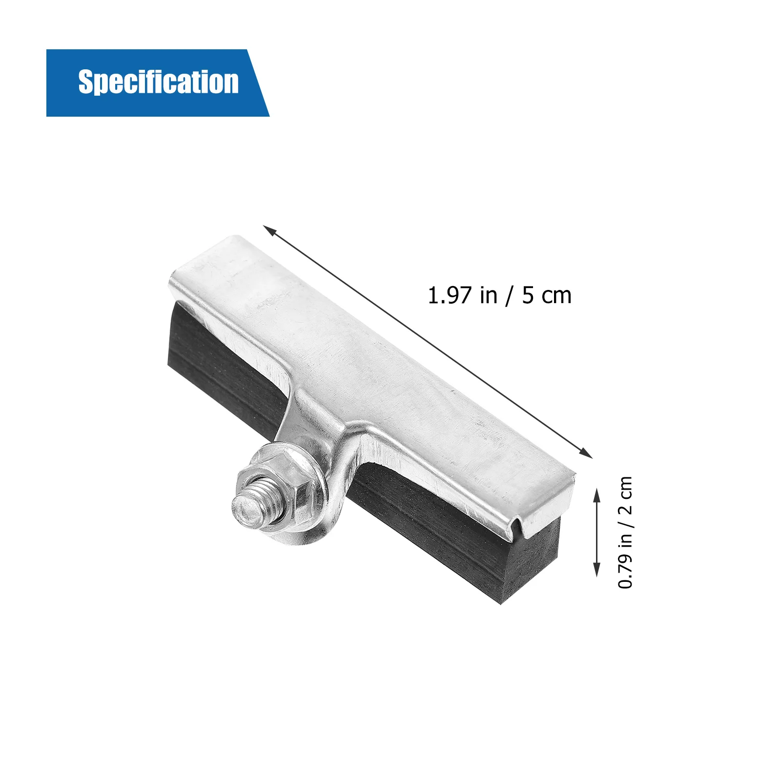 

10pcs Brake Pads -Resistant Rubber Metal Material Noise Reduction Bike Brake Blocks For Mountain Bikes Cycling Braking