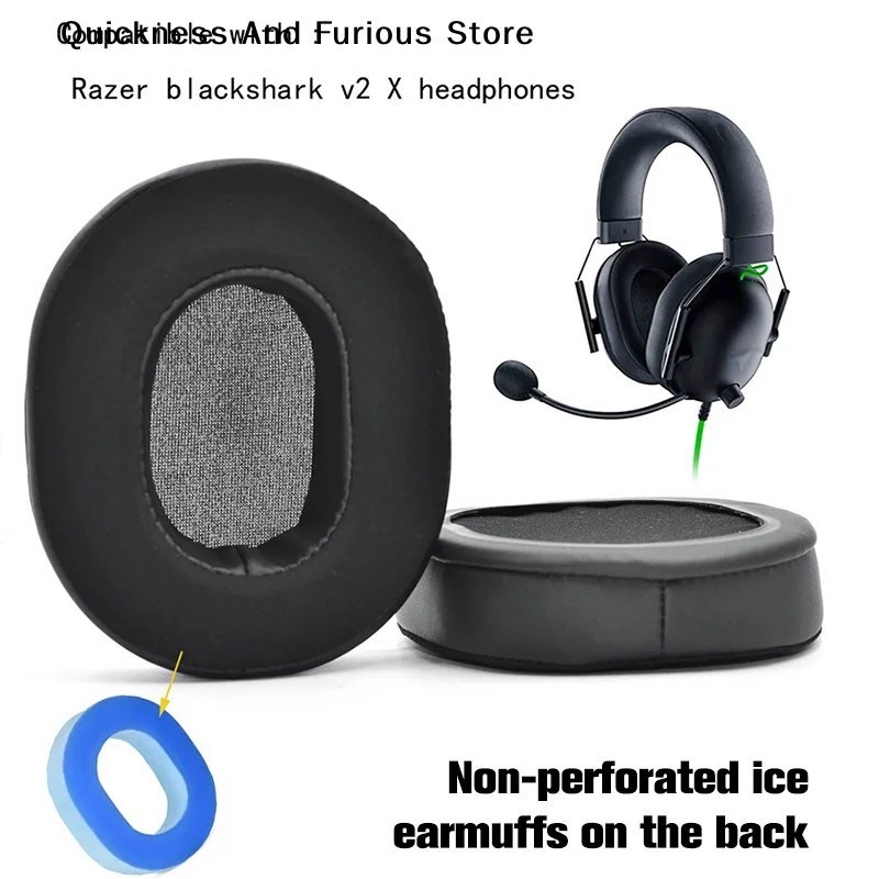 【TO】1 Stück Ersatz-Ohrpolster, kompatibel mit Razer BlackShark V2 Pro / V2X Wireless Gaming Headset-Ohrpolstern