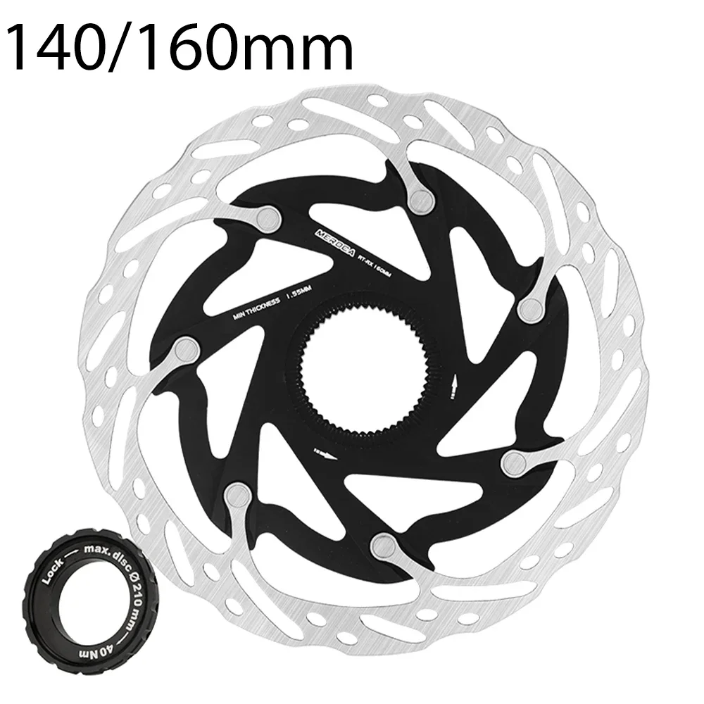 MEROCA XR Center Lock brake disc 160mm 140mm Centerlock Road Bike Rotor For SRAM CLX-R Mountain Bicycle Disc Brake Rotor