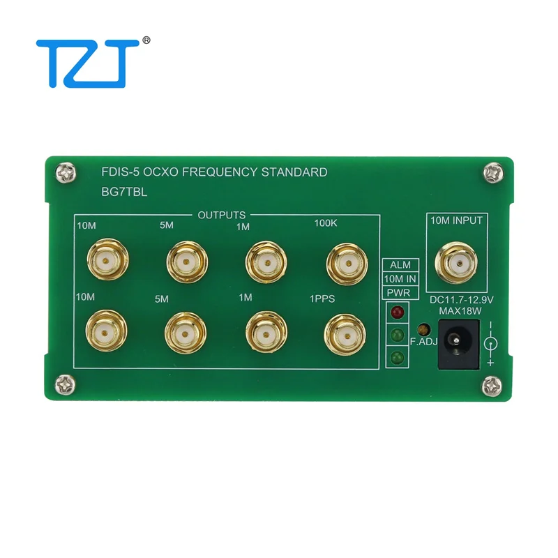 Imagem -03 - Tzt-referência do Oscilador de Cristal Termostático Padrão de Freqüência Bnc Porta Sma Bg7tbl 0.1vpp5vpp Fdis-5 Ocxo Saída 1pps