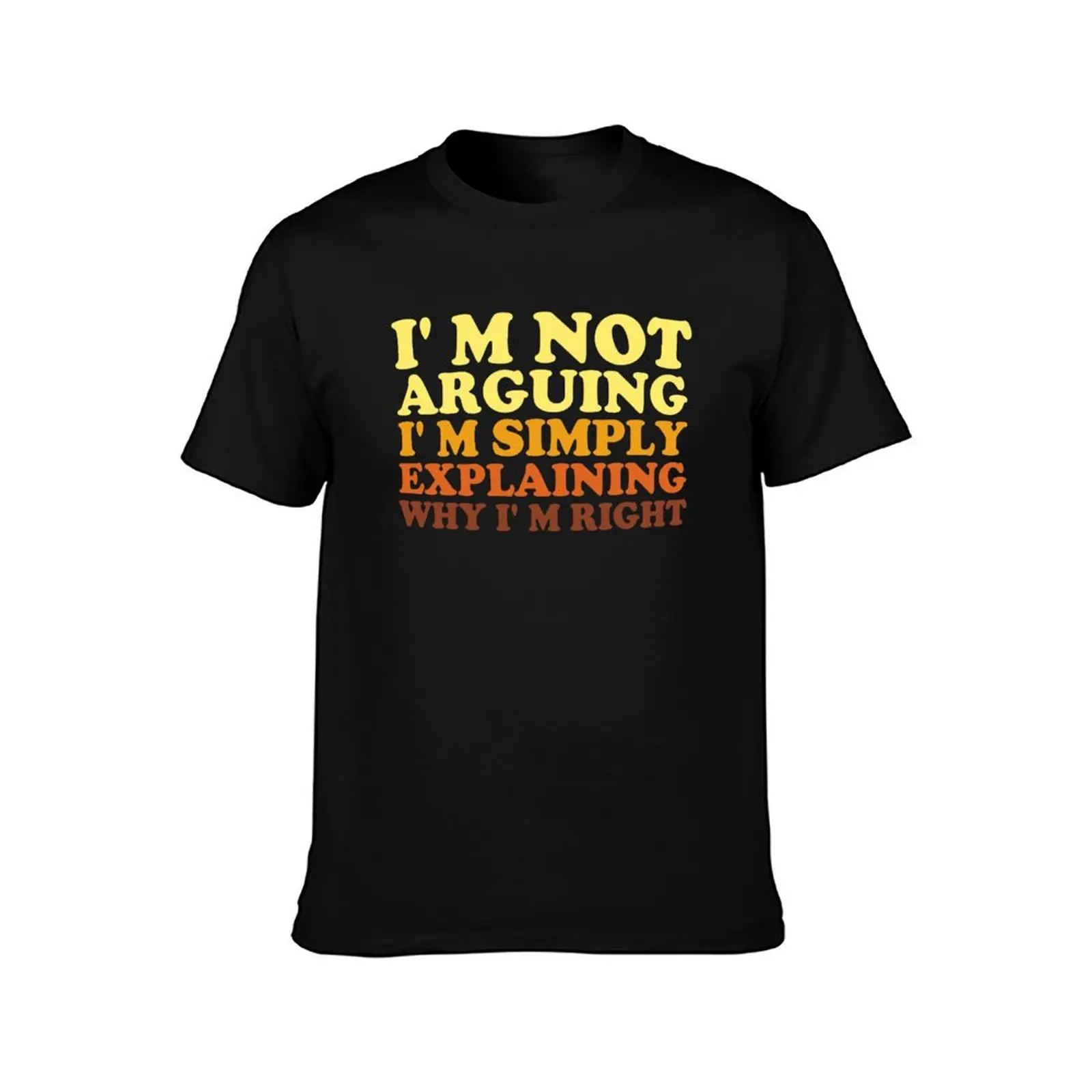 I'm not arguing I'm simply explaining why I'm right - funny T-Shirt Work Casual Loose Fit T-Shirt