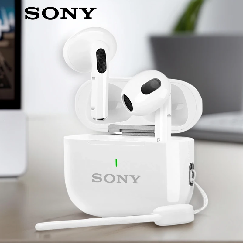 Eredeti SONY A6 Pro vezeték nélküli Bluetooth headset, fülbe helyezhető, extra basszusos, HiFI sztereó sport fülhallgató mikrofonnal, fülhallgató nyakpánttal