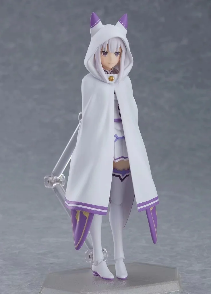 In Stock 100% Original Max Factory Figma#419 Re:Zero Emilia PVC Action Figures Collectible Model Toys Ornaments Desktop