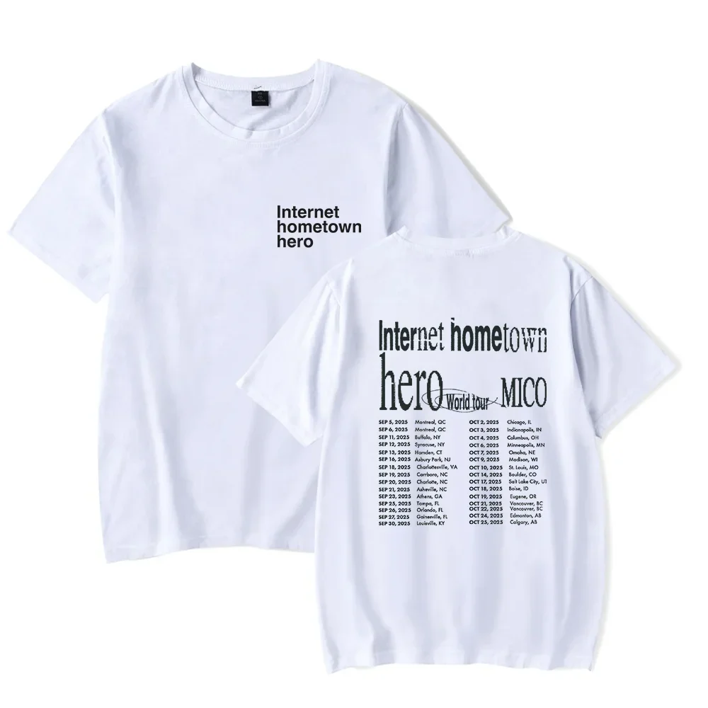 MICO Merch Internet Hometown Hero World Tour Summer Tee T-Shirt Unisex Adult Short Sleeve Jumpers