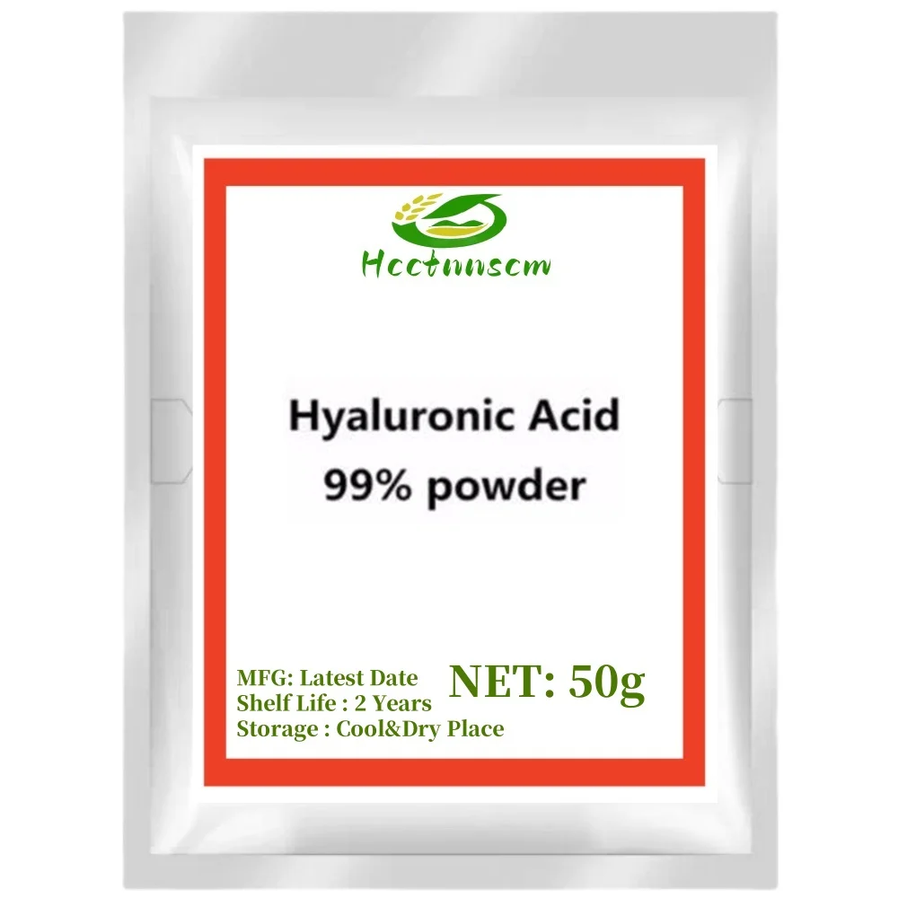 99% Hyaluronic Acid Powder Cosmetic Ha Low Molecular Weight Moisturizing,anti-ultraviolet Skin Whitening Free Shipping