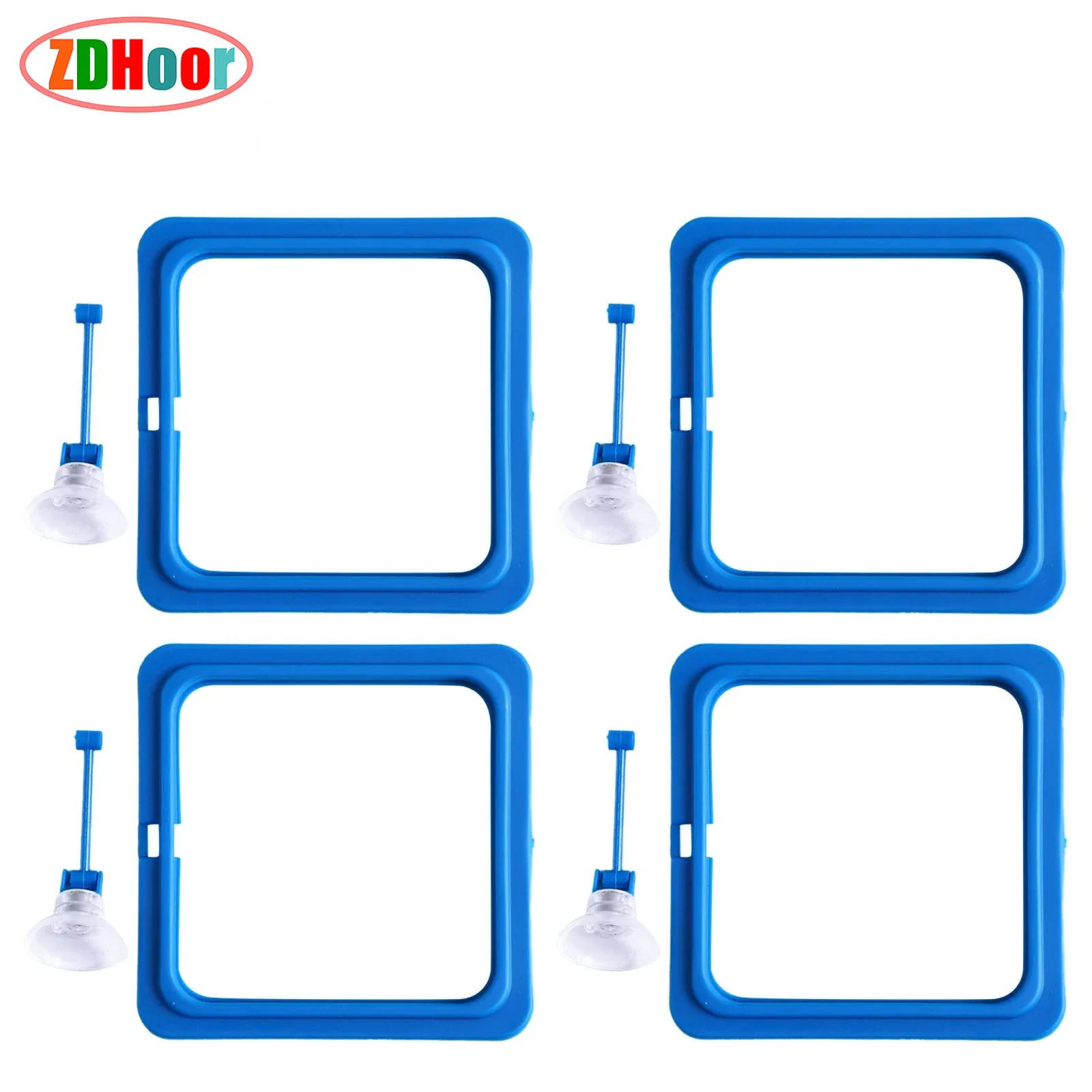 

Fish Tank Feeding Ring Floating Fish Food Feeder with Strong Suction Cup Red Worm Feeding Cup for Betta Goldfish Guppy Fish