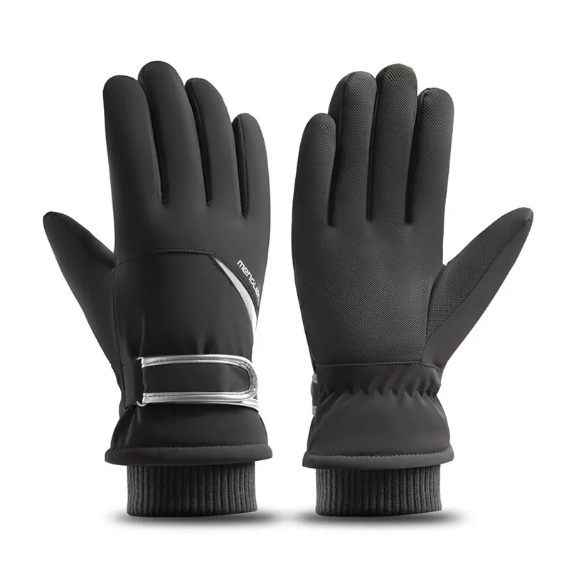 Winter Fleece warme Handschuhe für Motorrad fahrer Outdoor Motocross Anti Splash Wasser Voll finger Handschuh Radfahren Anti-Rutsch-Handschuh n283