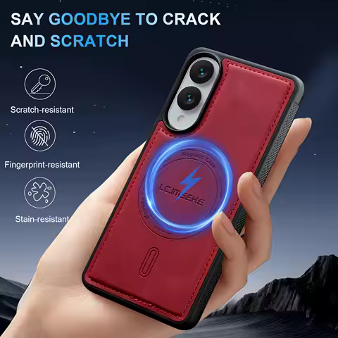 For Samsung S25 Ultra S24 FE S23 plus S22 21FE S20FE Leather Phone Case with Magnetic Attraction Feature Premium Protection